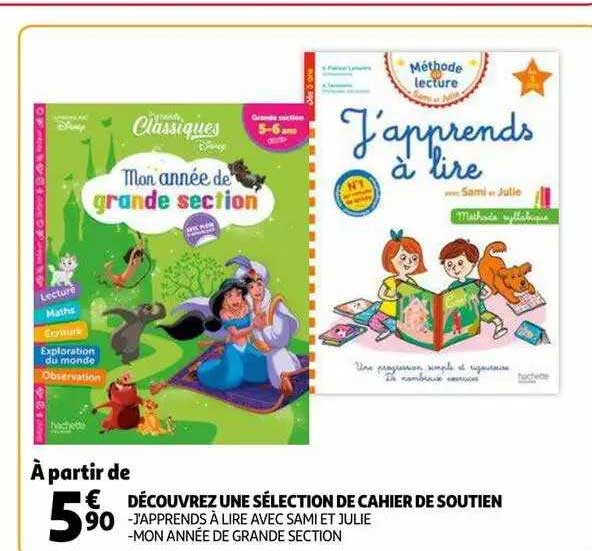 découvrez une sélection de cahier de soutien