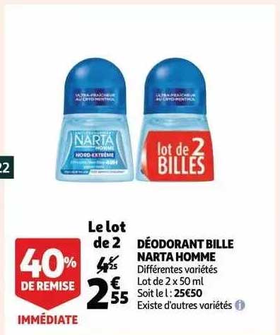 déodorant bill narta homme
