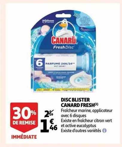 disc blister canard fresh
