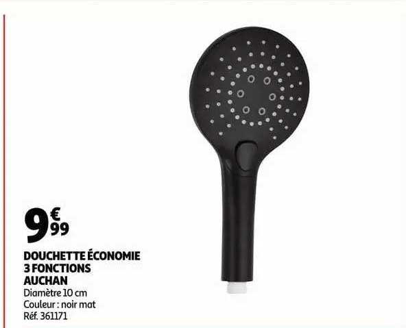douchette économie 3 fonctions auchan