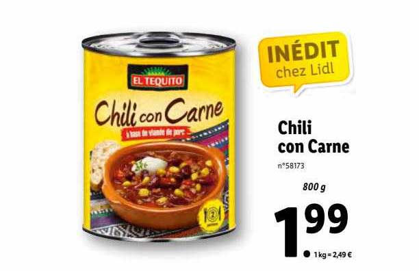 el tequito chili con carne