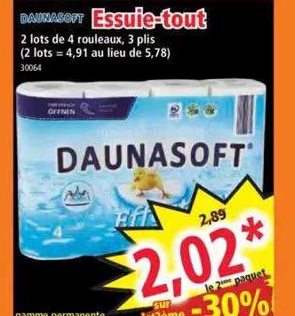 essuie-tout daunasoft
