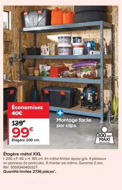 étagère Métal XXL