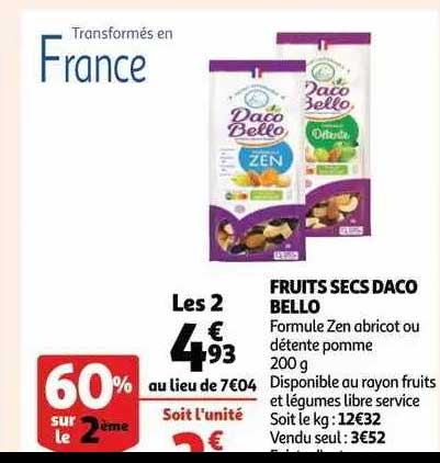 fruits secs daco bello