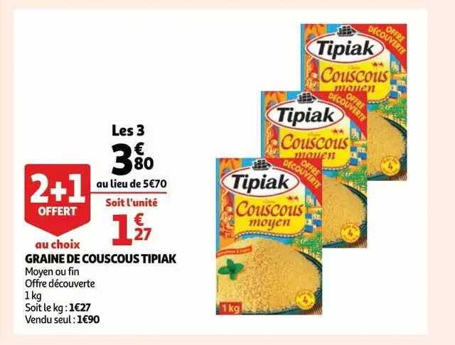 Graine De Couscous Tipiak