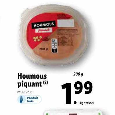 houmous piquant
