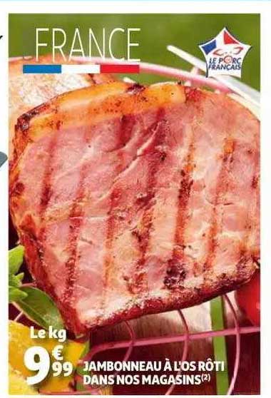 Jambonneau à L'os Rôti Dans Nos Magasins