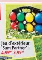 jeu d'extérieur sam partner