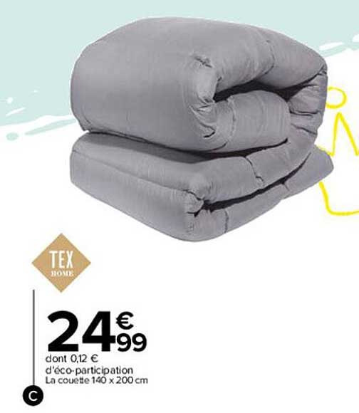 La Couette 140 X 200 Cm Tex Home
