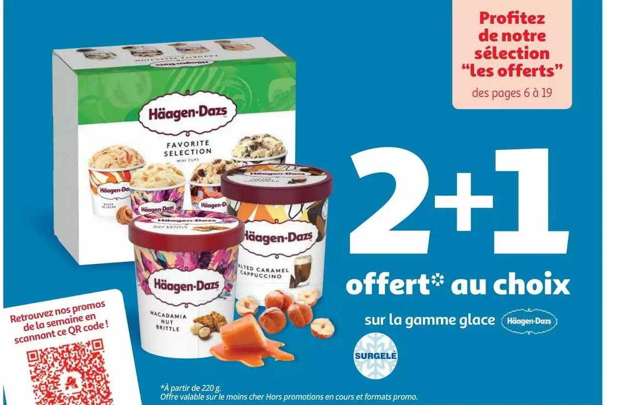 la gamme glace häagen-dazs