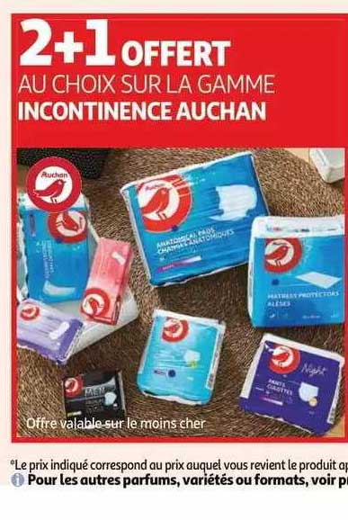 La Gamme Incontinence Auchan