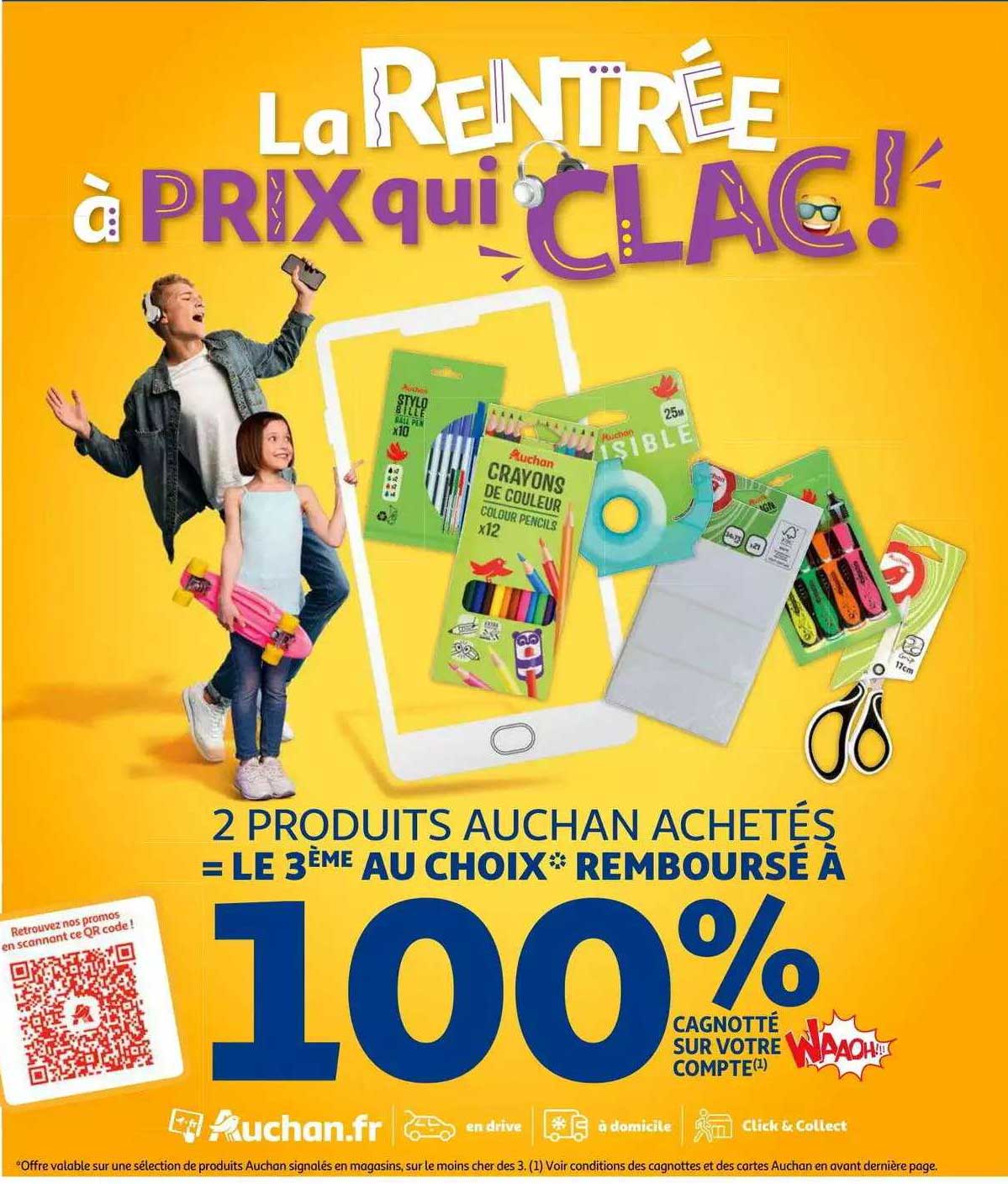 la rentrée à prix qui clac!