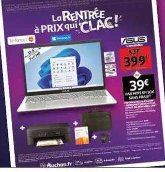 la rentrée à prix qui clac!