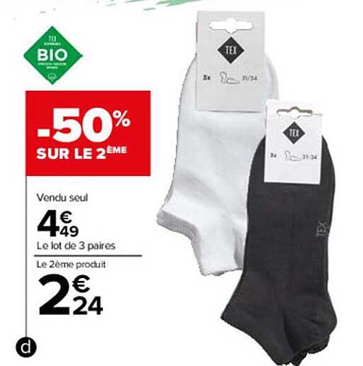 Le Lot De 3 Paires Tex