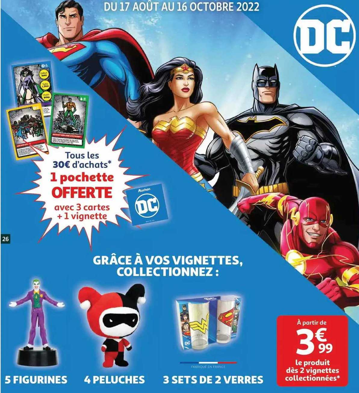 le produit dès 2 vignettes collectionnées