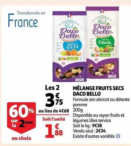 mélange fruits secs daco bello
