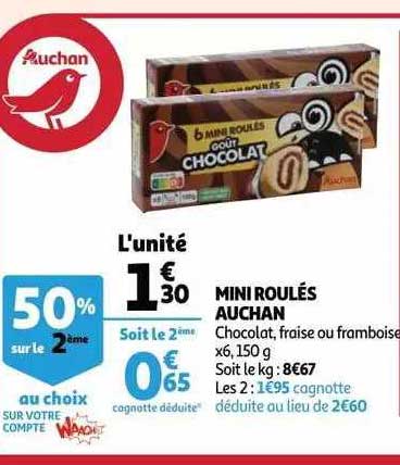 Mini Roulés Auchan