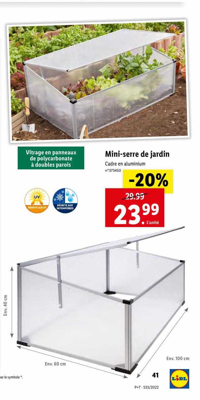 mini-serre de jardin