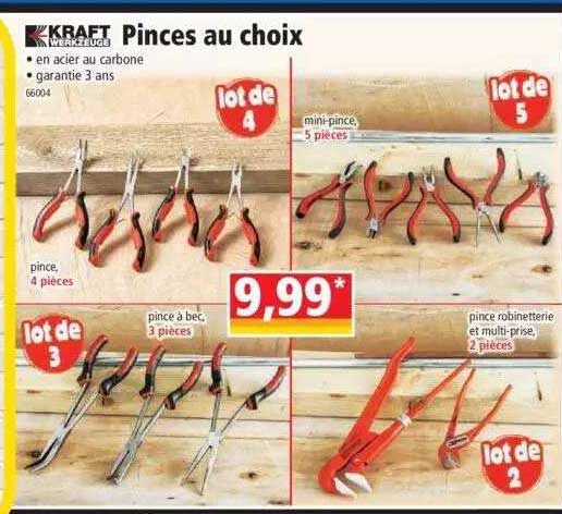 pinces au choix kraft werkzeuge