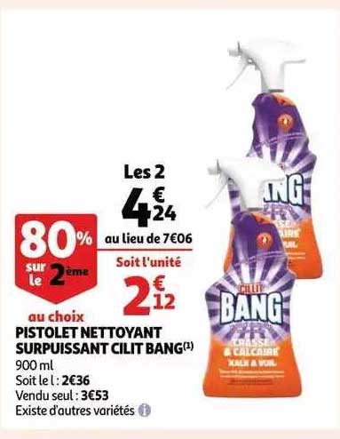 pistolet nettoyant surpuissant cilit bang