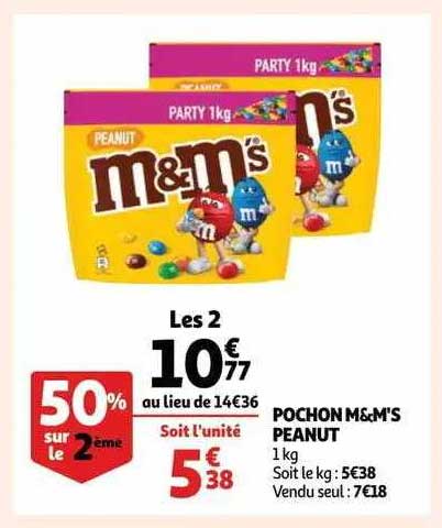 Pochon M&m's Peanut