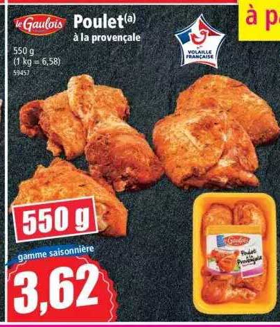 Poulet à La Provençale Le Gaulois