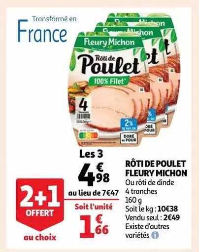 rôti de poulet fleury michon
