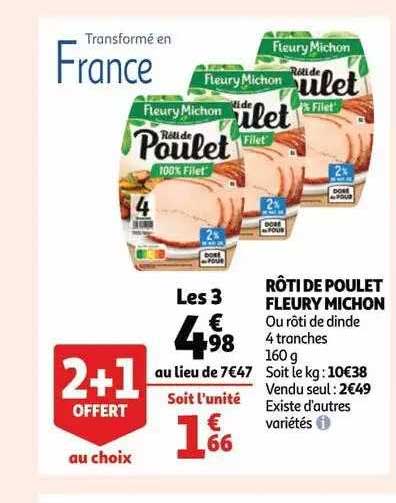 rôti de poulet fleury michon