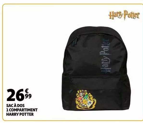 sac à dos 1 compartiment harry potter