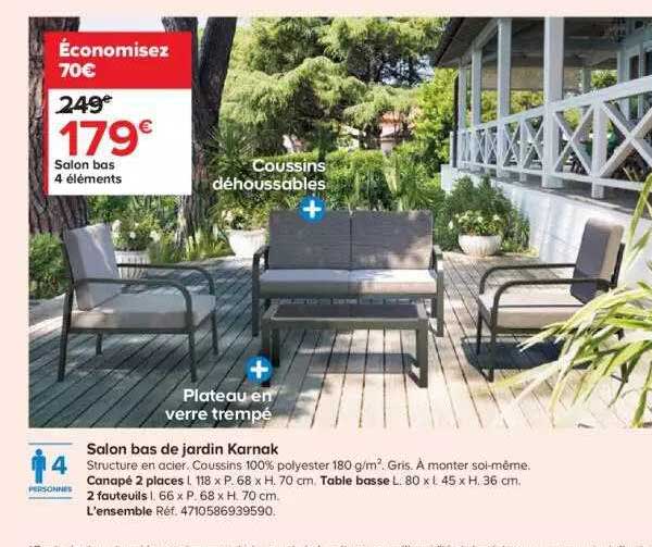 Salon Bas De Jardin Karnak