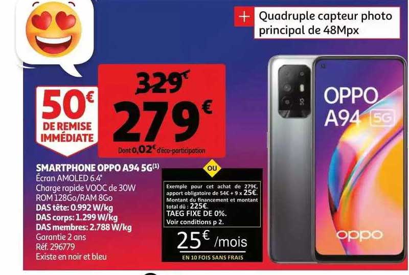 Smartphone Oppo A94 5g