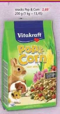 snacks pop & corn vitakraft