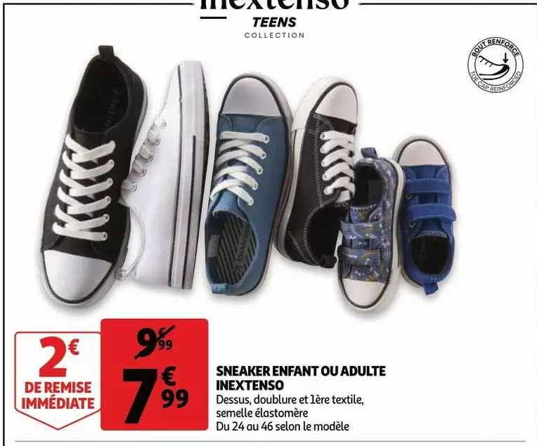 sneaker enfant ou adulte inextenso