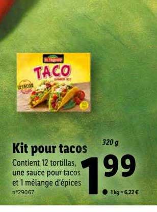 taco kit pour tacos