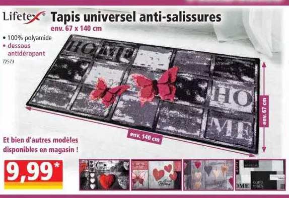 tapis universel anti-salissures lifetex