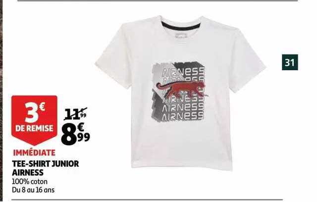 tee-shirt junior airness