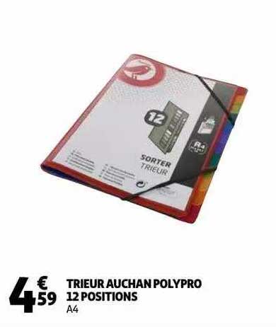 Trieur Auchan Polypro 12 Positions