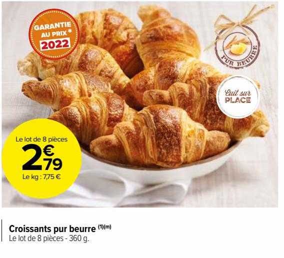 Croissants Pur Beurre