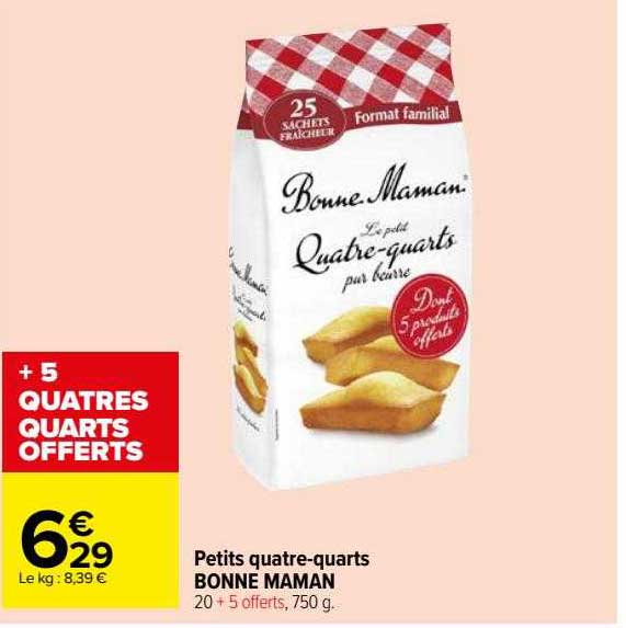 petits quatre-quarts bonne maman