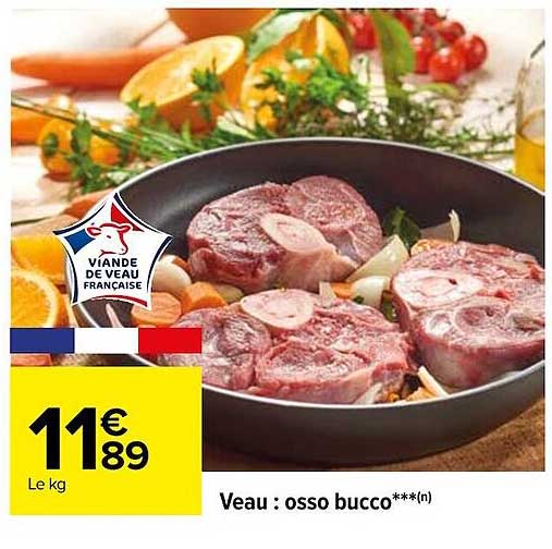 veau : osso bucco