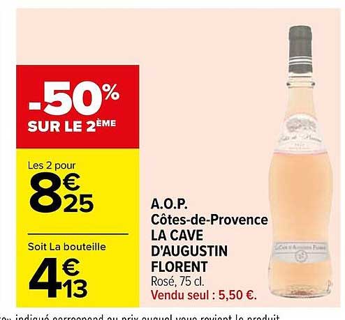 a.o.p. côtes-de-provence la cave d'augustin florent