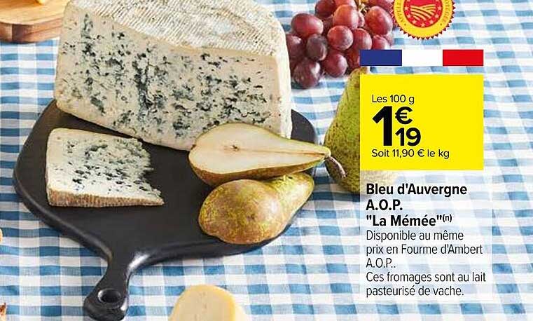 bleu d'auvergne a.o.p. "la mémée"