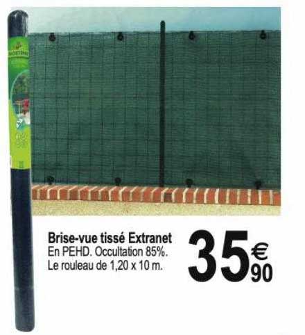 brise-vue tissé extranet