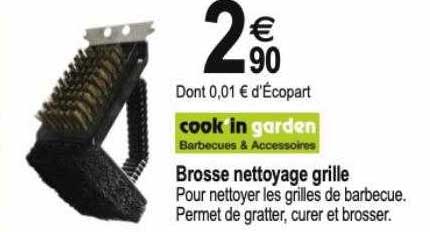 brosse nettoyage grille cook'in garden