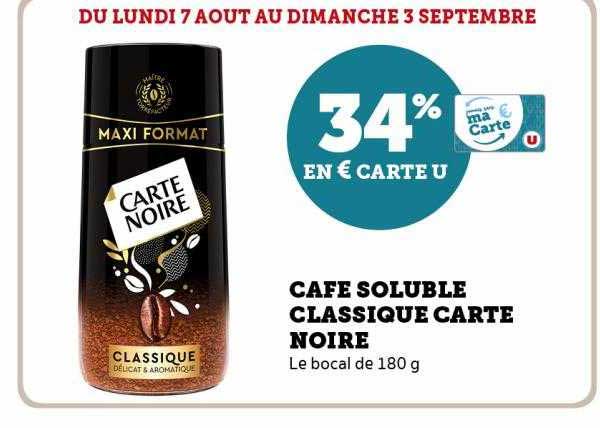 Café Soluble Classique Carte Noire