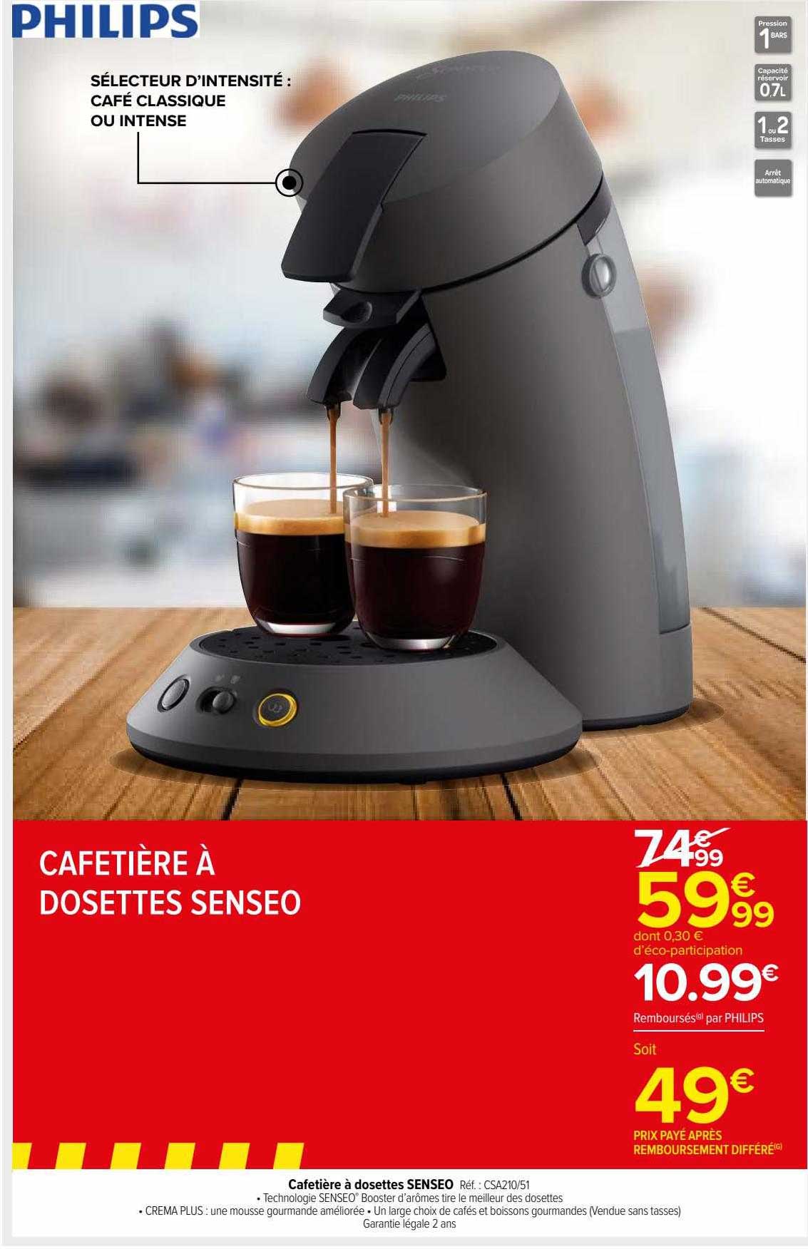 Cafetière à Dosettes Senseo