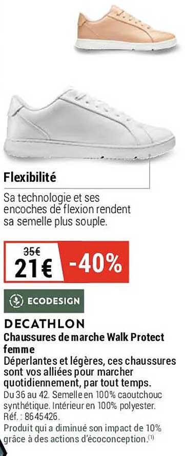 chaussures de marche walk protect femme decathlon