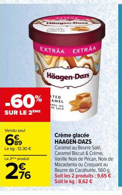 crème glacée häagen-dazs