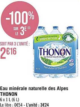 Eau Minérale Naturelle Des Alpes Thonon