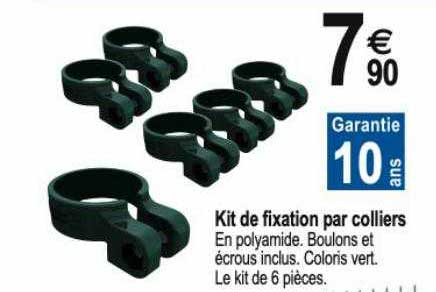 kit de fixation par colliers
